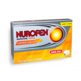 Nurofen 200 mg comprimé orodispersible goût citron - Boite de 12 comprimés