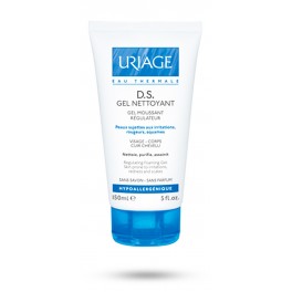 Uriage DS Gel nettoyant moussant régulateur - Tube 150 ml