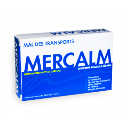 Mercalm mal des transports - 15 comprimés
