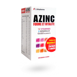 Azinc forme et vitalité Arkopharma - 120 gélules