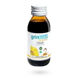 GrinTuss sirop enfants toux sèche et grasse 128 g