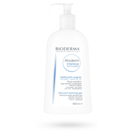 Atoderm Intensive gel moussant nettoyant surgras Bioderma - Flacon 500 ml