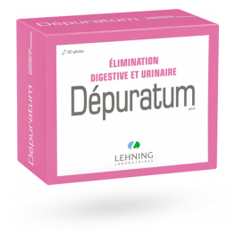 Dépuratum Lehning Élimination digestive et urinaire - 60 gélules