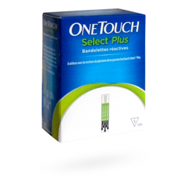 OneTouch Select Plus - 100 bandelettes réactives