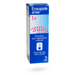 Econazole Arrow 1% émulsion pour application cutanée - Flacon 30 g