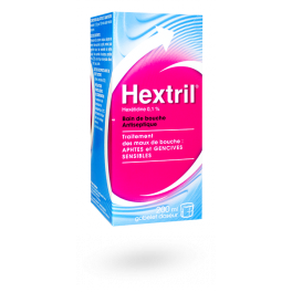 Hextril bain de bouche 0,1% - Flacon 200 ml
