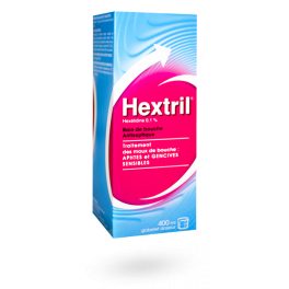 Hextril bain de bouche 0,1% - Flacon 400 ml