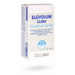 Elgydium Clinic Cicalium spray aphtes et lésions buccales - Spray 15 ml