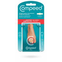 Pansements ampoules orteils Compeed - 8 pansements