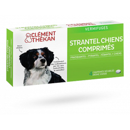 Strantel vermifuges chiens Clément Thékan - Goût viande