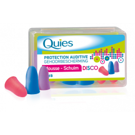 Boules Quies Mousse confort bruits forts 35 dB - 3 paires Disco