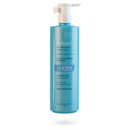 Keracnyl gel moussant visage et corps Ducray - Flacon pompe 400 ml