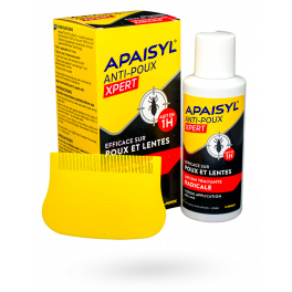 Apaisyl Xpert lotion anti-poux 100% radical - Lotion + peigne