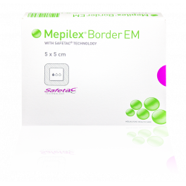 Mepilex Border EM - Pansement hydrocellulaire auto-adhésif siliconé