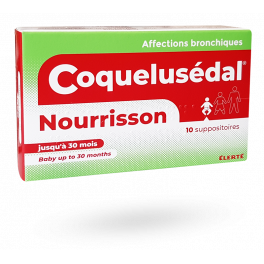 Coquelusédal Nourrisson affections bronchiques - 10 suppositoires