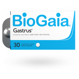 BioGaia Gastrus arôme mandarine - 30 comprimés à croquer