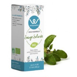 Huile essentielle Sauge Sclarée BIO 10 ml - Wellpharma