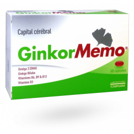 Ginkor Mémo capital cérébral - 60 capsules