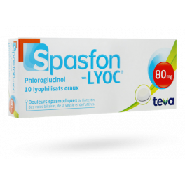 Spasfon Lyoc 80 mg maux de ventre - 10 lyophilisats oraux