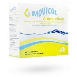 Movicol Citron - Poudre pour solution buvable en sachet