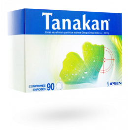 Tanakan 40 mg troubles de la mémoire - 90 comprimés