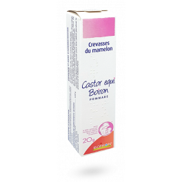 Pommade au Castor equi Boiron crevasses du mamelon - Tube 20 g