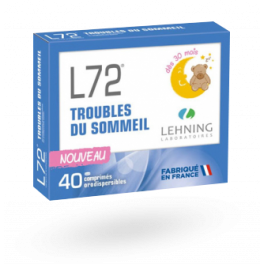 L72 Troubles du sommeil Lehning - 40 comprimés orodispersibles