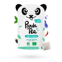 Panda Tea Night Cleanse infusions BIO détox - 28 sachets goût menthe