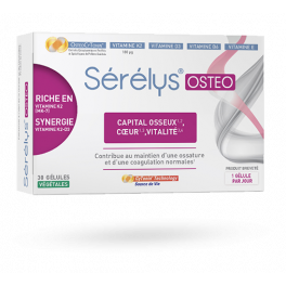 Sérélys OSTEO capital osseux après ménopause - 30 gélules