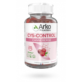 Cys-Control canneberge Arkopharma - 60 gummies sans sucre