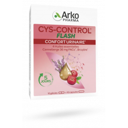 Cys-Control Flash confort urinaire Arkopharma - Canneberge