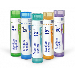 Aconitum napellus Boiron - Tubes granules et doses