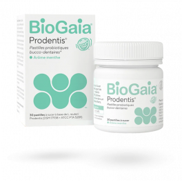 Biogaïa Prodentis pastilles probiotiques bucco-dentaires - 30 pastilles menthe