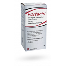 Fortacin 150 mg/ml + 50 mg/ml éjaculation précoce 5ml