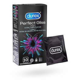 Durex Perfect Gliss préservatifs extra lubrification - 10 préservatifs