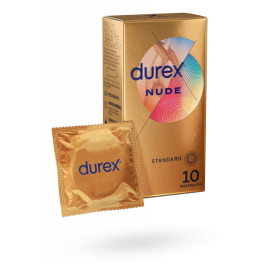 Durex Nude standard préservatifs sensation peau contre peau - 10 préservatifs