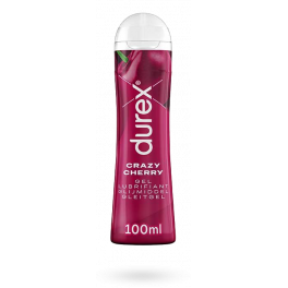 Durex Crazy Cherry gel lubrifiant cerise - Flacon 100 ml