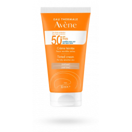 Crème teintée solaire Avène SPF 50+ - Tube 50 ml