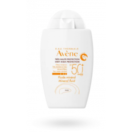 Fluide minéral solaire SPF 50+ Avène - Flacon 40 ml