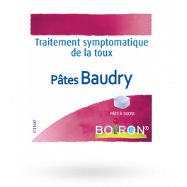 Pâtes Baudry Boiron traitement de la toux - Pâtes à sucer 70 g