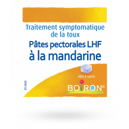 Pâtes pectorales LHF mandarine Boiron traitement de la toux - 60 g