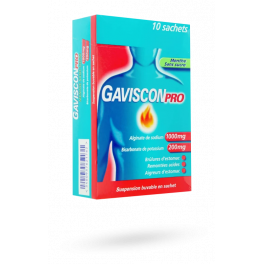 Gaviscon Pro menthe sans sucre suspension buvable - 10 sachets-dose