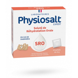 Physiosalt Soluté de Réhydratation Orale nourrissons - 10 sachets