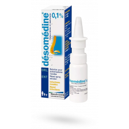Désomédine 0,1 % solution nasale antiseptique - 10 ml
