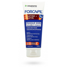 Forcapil Kératine + masque soin double usage - Tube 200 ml