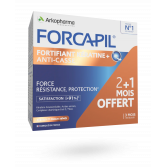 Forcapil Fortifiant Kératine + anti-casse cheveux & ongles - 180 gélules