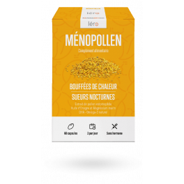 Ménopollen Léro bouffées de chaleur sueurs nocturnes - 60 capsules