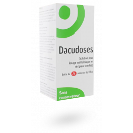 Dacudoses lavage ophtalmique - 24 unidoses de 10 ml