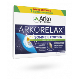 Arkorelax sommeil fort 8h mélatonine - 30 comprimés