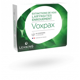 Voxpax Lehning enrouement - 60 comprimés